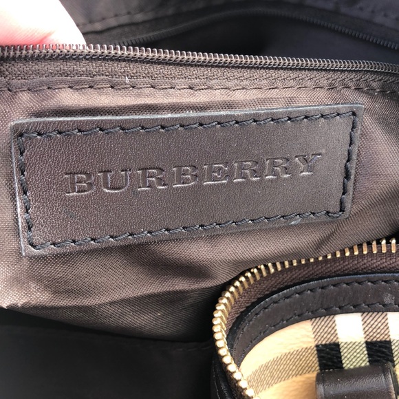 Burberry Haymarket Diaper Shoulder Crossbody Bag - Picture 9 of 16